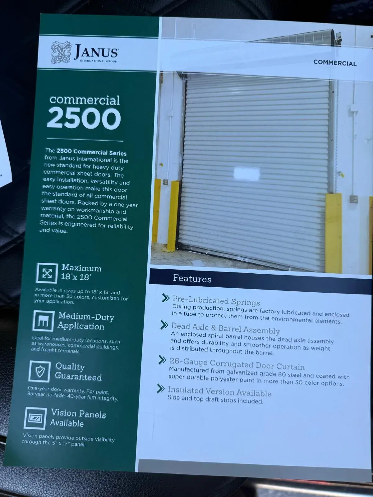 Commercial Roll-Up Door Installation – Sheet Metal Garage Door — Professional installation of a commercial roll-up sheet door, designed for durability, security, and smooth operation. This t — aprofes