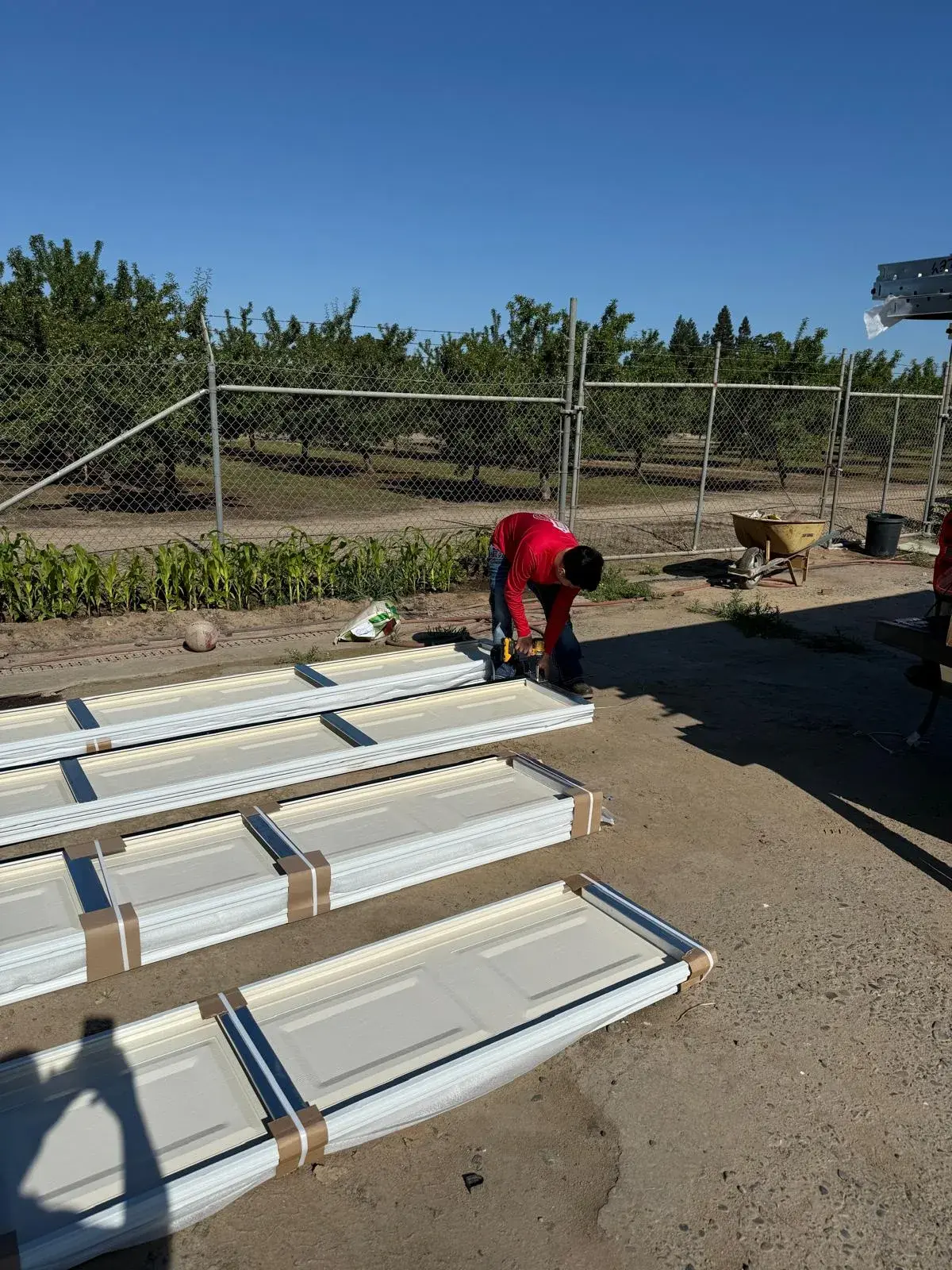 Framing a Garage Opening for Special-Size C.H.I. Model 2250 Doors — Framing preparation, opening verification, door installation, track setup, balance testing. Special-size 9'6" x 8'6" C.H.I. M — apro
